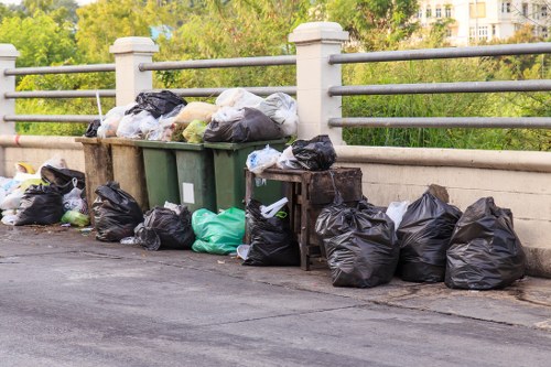 Recycling process overview in Dalston