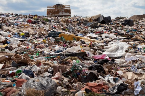 Professional muck away service team handling waste in Dalston